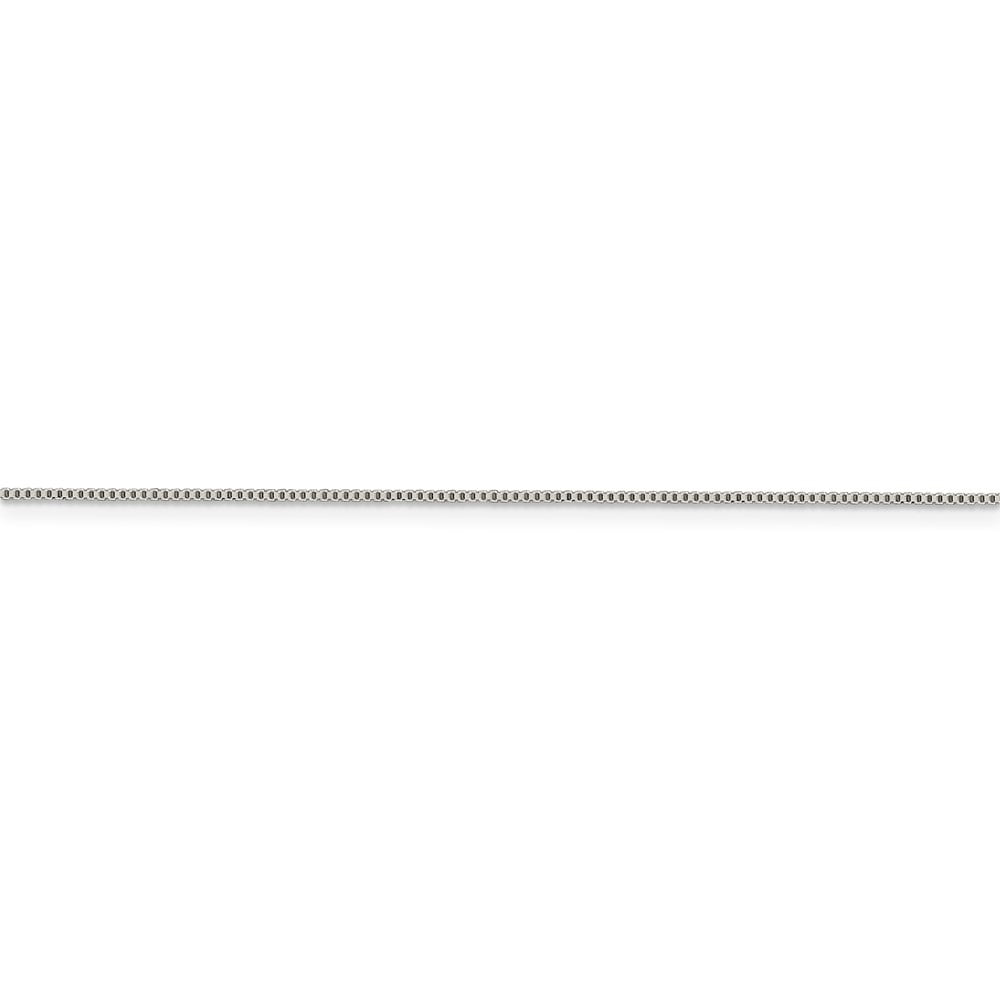 Auriga Fine Jewelry 925 Sterling Silver 0.8mm Box Chain Anklet 9inch for Women