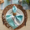 thumbnail image 4 of Juego de servilletas DII Seashore Collection Tidal Stripe Fouta x6, 4 of 8
