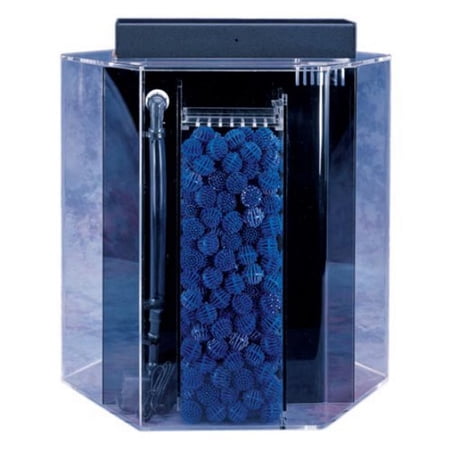 Clear For Life 75 Hexagon UniQuarium - Blue Back