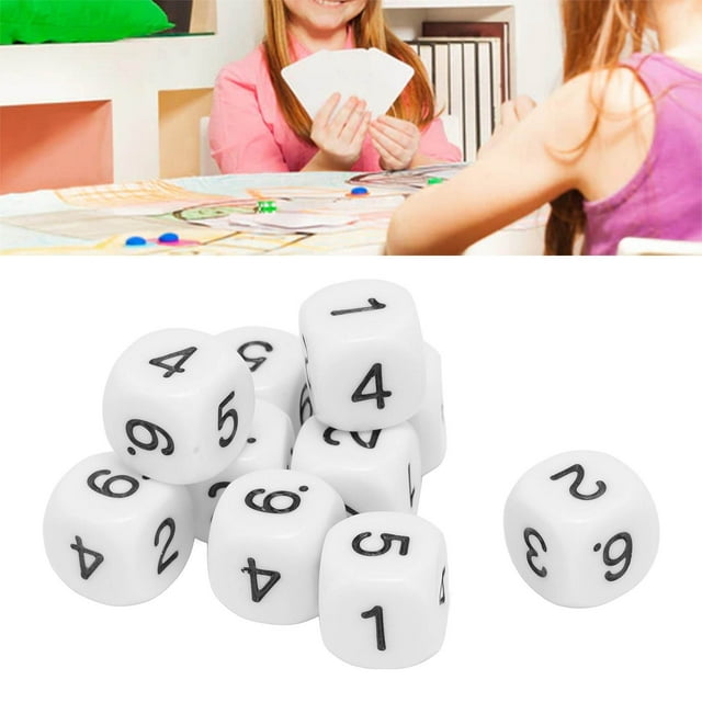 for Numeral Teaching Table Game Polyhedral , 6 Sided Board Game with Round Corner Board Games