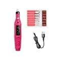 thumbnail image 2 of Guardurnaity Herramientas de uñas para profesionales, rendimiento fiable garantizado, máquina portátil para mejorar las uñas, sacapuntas de Juegos de manicura  USB USB Rosa roja, 2 of 6