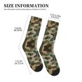 thumbnail image 3 of Women's Men's Camouflage Pattern Colorful Novelty Pattern Crew Athletic Socks, 3 of 7