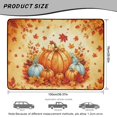 thumbnail image 7 of Qpednta Heavy Duty Trunk Mat 29"x39" Non-Slip Pumpkin Maple Cargo Liner, Polyester Carpet Dustproof Easy To Clean Trunk Floor Mat Vehicle Interior Accessories Fits Sedan SUV Truck, 7 of 7