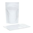 thumbnail image 3 of 100 Pcs 1/8 oz White Child Resistant 3.75"x6"x2" Stand Up Pouch Smell Proof Bags, 3 of 6