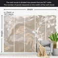 thumbnail image 3 of Surface Texture Wallpaper Wall Mural - Beige White Paint Mix, 3 of 5