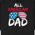 thumbnail image 3 of Instant Message - All American Dad - Men's Crew Neck Fleece Pullover, 3 of 6
