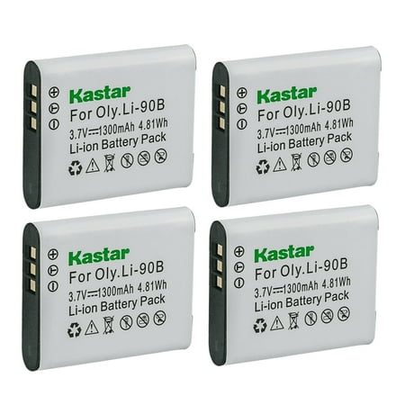 Image of Kastar 4-Pack Battery Replacement for Ricoh DB-110 DB110 Battery Ricoh GR III Digital Camera Ricoh GR IIIx Digital Camera Ricoh WG-6 Digital Camera Ricoh G900 Digital Camera