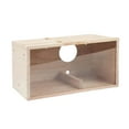 thumbnail image 1 of Primegos 1 Set Bird Breeding Box Transparent Smooth Edges Outdoor Bird Parrot Parakeet Cockatiel House Garden Supply, 1 of 8