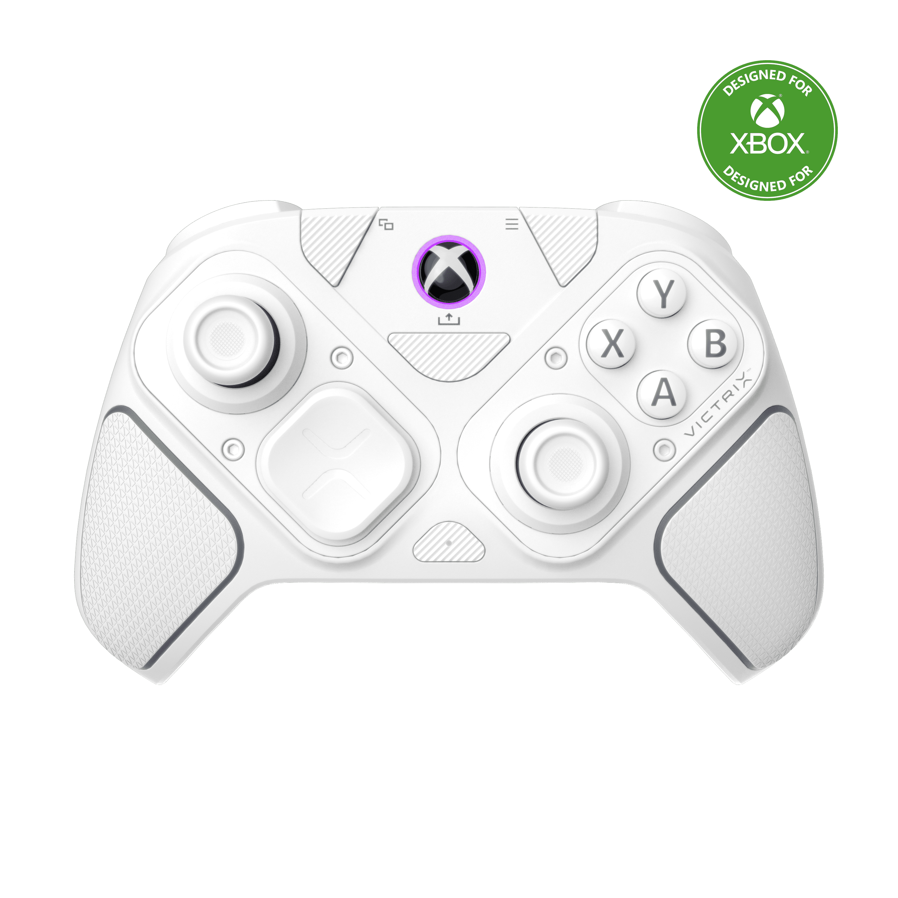 Turtle Beach Victrix Pro BFG Reloaded Wireless Modular Gaming Controller for Xbox Series X|S, Xbox One, & Windows PC; Bluetooth, Fightpad Module, Hall-Effect Thumbsticks/Triggers - White