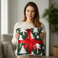 thumbnail image 5 of Cozy Christmas Gift Box Pillow: 18In Large Plush Toy, Soft Stuffed Animal for Kids, Festive Holiday Decor, Xmas Party Favor, Couch Cushion for Christmas Ambiance & Home Decor, 5 of 6
