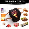 thumbnail image 5 of Gynky Insulated Lunch Bag Women Men Large Reusable Cute Lunch Bags Leakproof Portable Cooler Tote Bags for Work Picnic, Black and White, 5 of 8