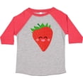 thumbnail image 3 of Inktastic Strawberry Kawaii Boys or Girls Toddler T-Shirt, 3 of 5