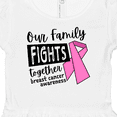 thumbnail image 4 of Inktastic Our Family Fights Together Breast Cancer Awareness Girls Baby Dress, 4 of 5