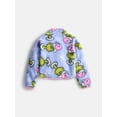 thumbnail image 2 of Dr. Seuss Girls Grinch Allover Print Fleece Zip Up Jacket, Size 4-16, 2 of 3