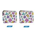 thumbnail image 7 of FORMRS 13-13.3 inch Laptop Sleeve Case Soft Carrying Quilted Computer Bag Cover, Purple Retro Pattern, 7 of 7