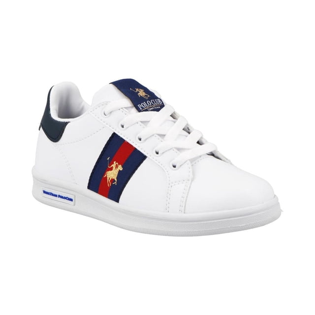 Tenis Niño Polo Club Casual Urbano blanco 21