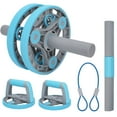 thumbnail image 2 of Juego de ruedas para ejercicios, rueda abdominal combinada multifuncional, rueda abdominal, rueda abdominal multipropósito adaptada para la perfección, 2 of 8