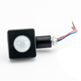 thumbnail image 1 of 2X AC85-265V IP65 Motion Sensor Adjustable PIR Switch Ultrathin LED Light PIR Outdoor Motion Sensor Detector,10mm Black, 1 of 7