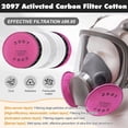 thumbnail image 3 of CRJKIJ Full Face Respirator Mask, 6800 Reusable Gas Mask with 60921 & 2097 Filters, Anti-Fog Dust Mask for Organic Vapors, Paint Fumes, Chemicals, Epoxy Resin, Welding, Sanding, Spray Paint, 3 of 8