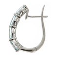 thumbnail image 2 of Gin & Grace 925 Sterling Silver Aquamarine Earring., 2 of 4