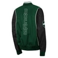 thumbnail image 3 of Youth Outerstuff Hunter Green/Black Milwaukee Bucks Two-Pointer Full-Zip Windbreaker, 3 of 3