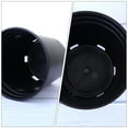 thumbnail image 4 of LEORX 10Pcs Black Plastic Flower Pot for Balcony Plants Durable and Stable, 4 of 6