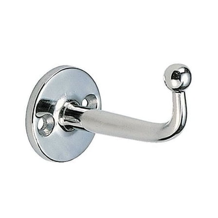 Sugatsune Hook,Silver,Stainless Steel,2 9/16 in D 4CRV1