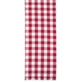 thumbnail image 3 of DII Wine Heavyweight Check Fringed Table Runner, 108"x14", 100% Cotton, 3 of 6