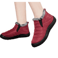 thumbnail image 6 of CHICVOMEY Comfort Snow Boots for Women Winter Boot with Warm Fur Lined Ankle Booties Slip On Waterproof Short Boots for Women&Men, 6 of 6