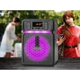 thumbnail image 6 of Technical Pro Rechargeable LED Bluetooth Speaker With App I/P Bluetooth, USB, FM Radio, 30 Feet Range, On-The-Go Speaker, 6 of 6