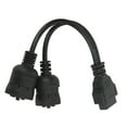 thumbnail image 4 of Splitter Diagnostic Cable, Practical Stable Conversion 11.8in Long Professional 9 Pin 6 Pin To 16 Pin OBD2 Adapter High Toughness  For Heavy Duty Diesel Trucks, 4 of 8