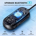 thumbnail image 3 of VTIN 2-in-1 Dual Link Bluetooth 5.4 Transmitter Receiver for Airplane Travel, Car & TV - 3.5mm AUX Wireless Adapter for Headphones, AirPods & Home Stereo, 3 of 9