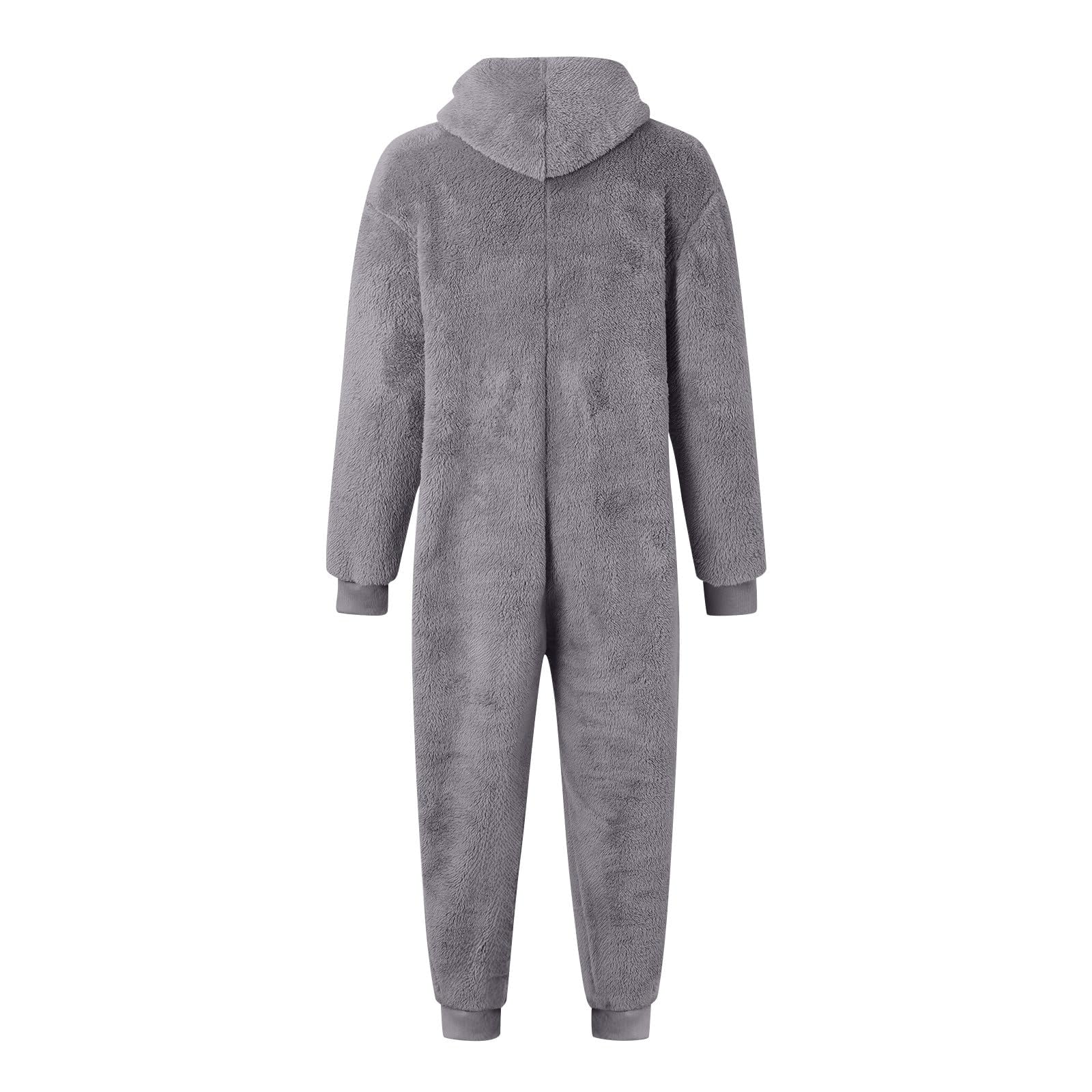 Abcomgle Girls One Piece Pajamas 10/12 Fuzzy Hooded Onesies for Kids Cute Zip Up One Piece Jumpsuits with Pockets Furry Sherpa Fleece Onesie Rompers Girls Winter Warm Onesie Pajamas for Kids