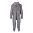 thumbnail image 3 of Abcomgle Kids Onesie Pajamas Size 10 Fuzzy Hooded Onesies for Girls Cute Zip Up One Piece Jumpsuits for Kids Furry Sherpa Fleece Onesie Rompers Girls Winter Warm Onesie Pajamas for Kids, 3 of 5