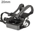 thumbnail image 2 of Exercise Bike Pedals Pedal for Clipless Toe Cage and Strap for Shoes Cycling New, 2 of 8