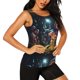 thumbnail image 2 of Fotbe Purple Glowing Mushroom Blusas Sin Mangas para Mujer – Estilo Casual, Corte Suelto, Slim-Fit, Cuello Redondo Deportivo, Tops de Verano para Gimnasio y Yoga-Large, 2 of 7
