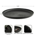 thumbnail image 3 of Kate and Laurel Stovring Round Modern Decorative Tray, 17 Inch Diameter, Black, Contemporary Serving Tray for Use as Entryway Catch-All or Coffee Table Tray, 3 of 8