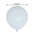 thumbnail image 2 of BalsaCircle 10 Ice Blue Matte Latex 18" Helium Plain Balloons Party Wedding Favors, 2 of 6