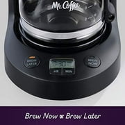 Mr. Coffee Programmable Black 5-Cup Drip Coffee Maker