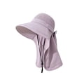 thumbnail image 2 of Wide Brim Sun Hat with Neck Flap, UPF 50+ UV Protection Beach Hat Breathable for Women Summer Travel Beach Fishing Hiking Outdoors, 2 of 6