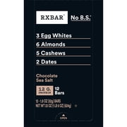 RXBAR, Chocolate Sea Salt Gluten-Free Protein Bars, 12 Count