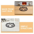 thumbnail image 3 of GOOHOCHY 3pcs Iron Stove Stand Black NonSlip Pan Support for Home Cooks in Cooking, 3 of 8