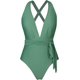 thumbnail image 4 of Conjunto de bikini de dos piezas de cintura alta para mujer Tirantes halter Borla S, 4 of 4