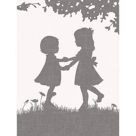 - Oopsy Daisy - Sisters Dance Reversed Canvas Wall Art 18x24, Patti Rishforth