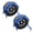 Blue, variant on Mega Cargo Control Snap Hooks Tow Dolly Basket Straps - Fits Wheels 15" - 19" Tires – 2 Pack Basket Tie Downs for Auto Transport (Blue)