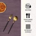 thumbnail image 3 of Placemats Set of 24 for Dining Table, Table Placemats, Rectangular Vinyl, PVC, 18x12 Inches -  Brown, 3 of 7