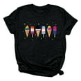 thumbnail image 4 of Jamsmile Womens Tshirts Summer Casual Loose Ice Cream Print Crewneck Short Sleeve Tops Comfort Tee Shirts Casual Graphic Athletic Tees, 4 of 4