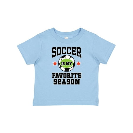 

Inktastic Soccer is My Favorite Season Gift Baby Boy or Baby Girl T-Shirt