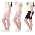 thumbnail image 1 of Hind Girls 3 Pack Active Bike Shorts, Size 5-16, 1 of 3