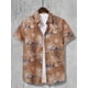 thumbnail image 4 of Camisa hawaiana con estampado de palmeras de coco, camisa informal de manga corta con botones para hombre para vacaciones en la playa en verano, ropa de gran tamaño, 4 of 4